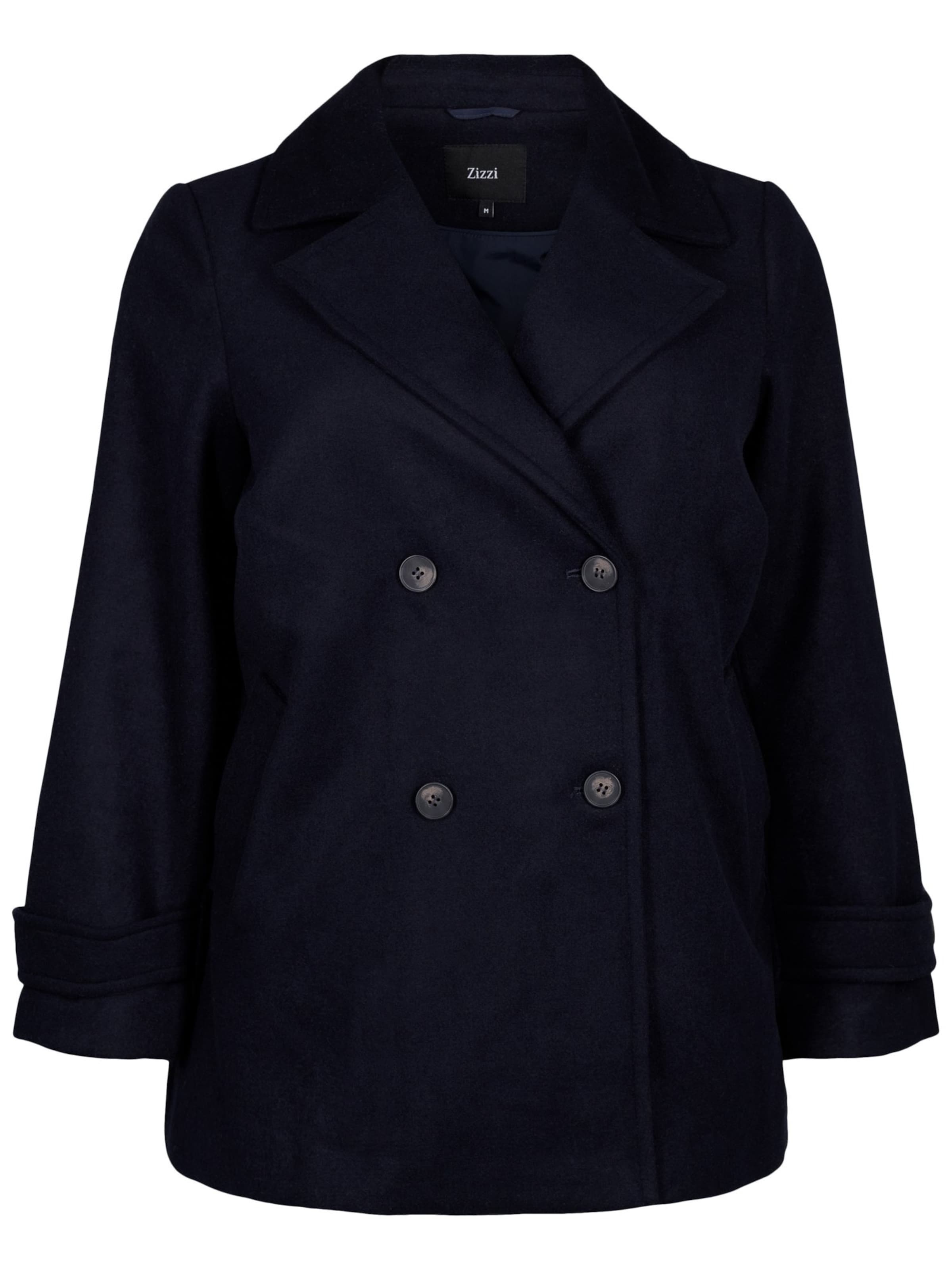 mėlyna Zizzi Demisezoninė striukė 'Cacallie': priekis