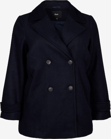 mėlyna Zizzi Demisezoninė striukė 'Cacallie': priekis