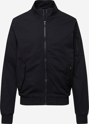 WRANGLER Between-Season Jacket 'Harrington' in Blue: front