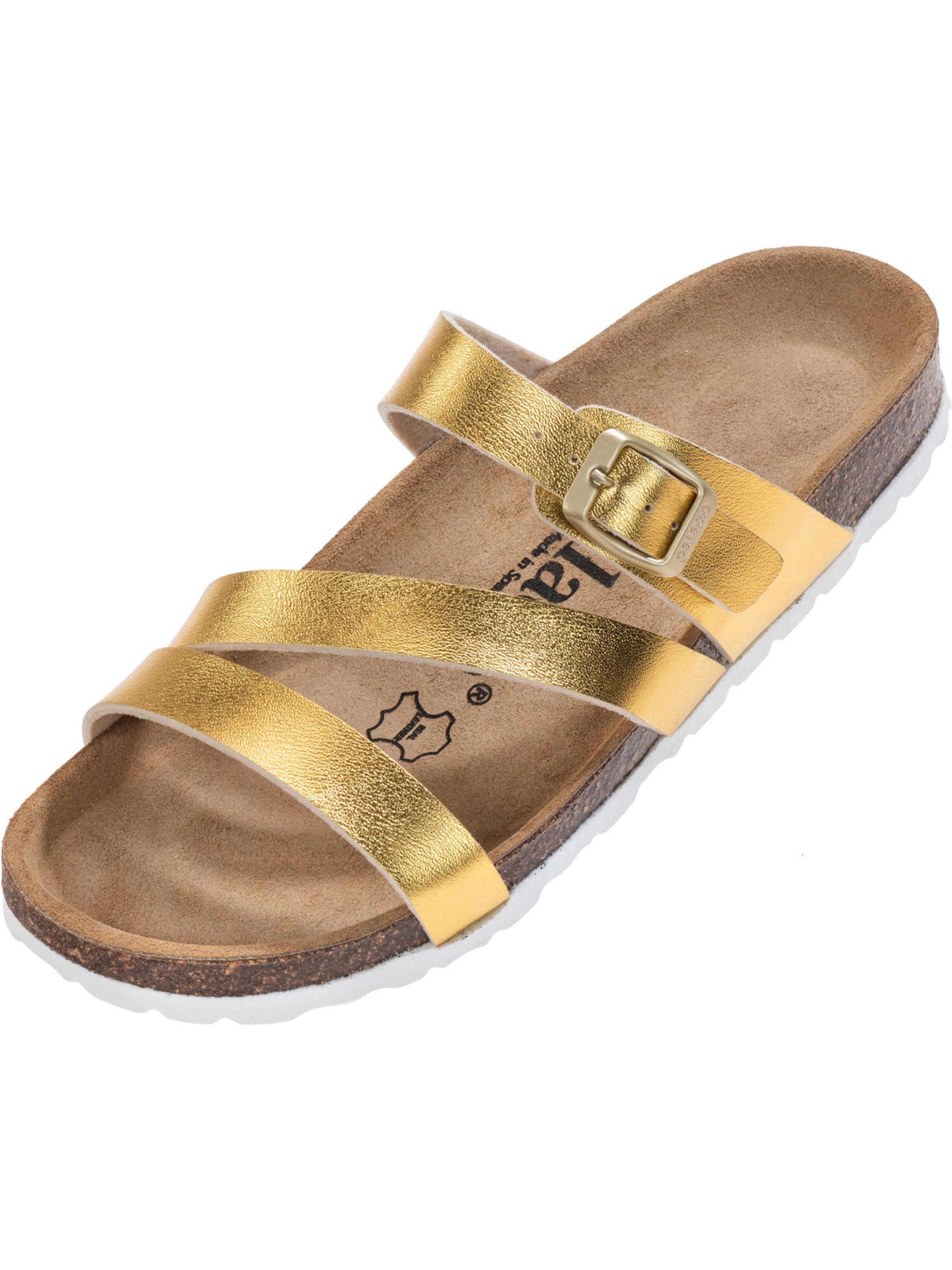 Palado Mule 'Ikaria' in Gold: front