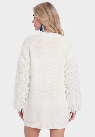 IZIA Gebreid vest in Wit