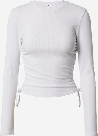 EDITED Тениска 'Zilly' в бяло: отпред