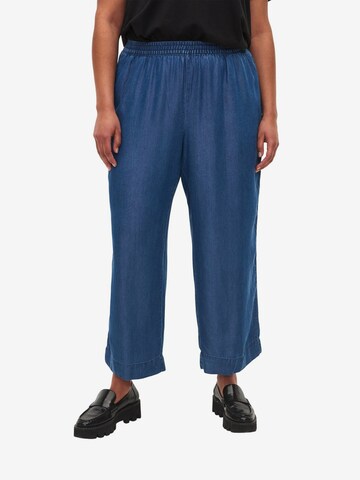 Loosefit Pantaloni 'KIWI' di Zizzi in blu: frontale