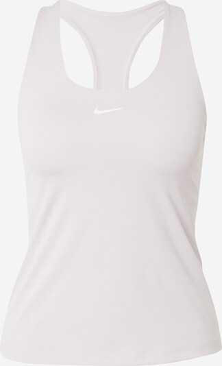 NIKE Sports Top 'SWOOSH' in Pastel purple / White, Item view