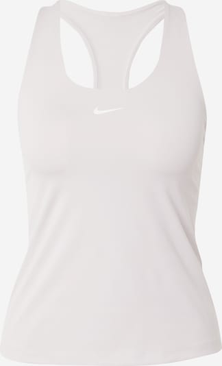 NIKE Sporttop 'SWOOSH' in de kleur Pastellila / Wit, Productweergave