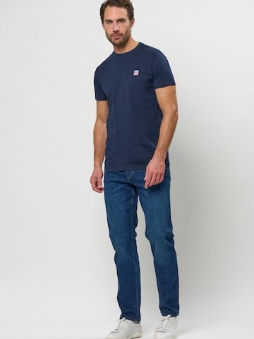 VINSON Klasický střih Tričko ' VMMassimo ' – modrá