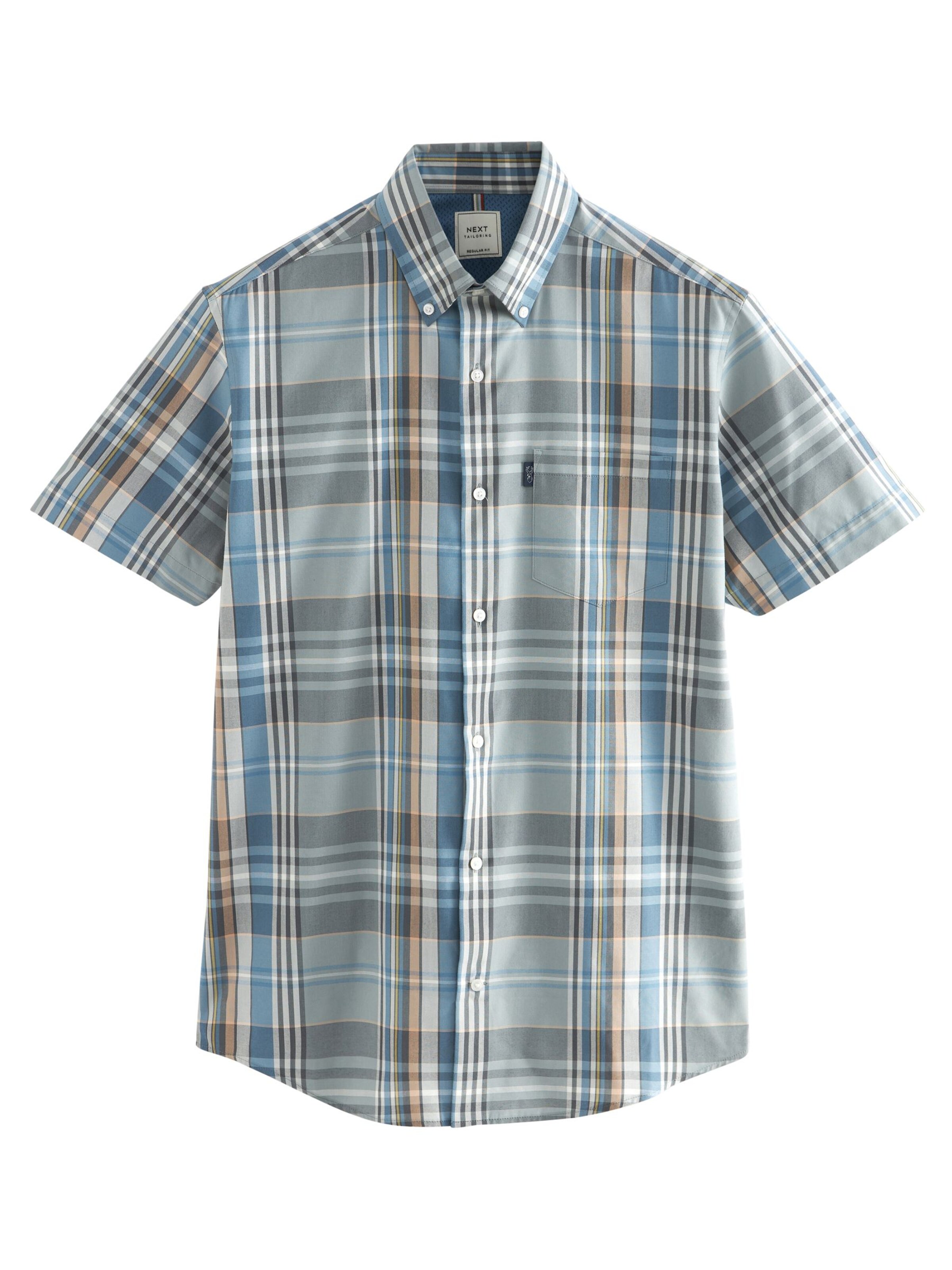 Cămașă 'Oxford' de la Next pe verde: față