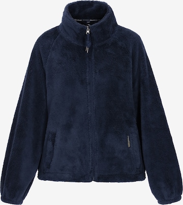 Schmuddelwedda Fleece jas in Blauw: voorkant