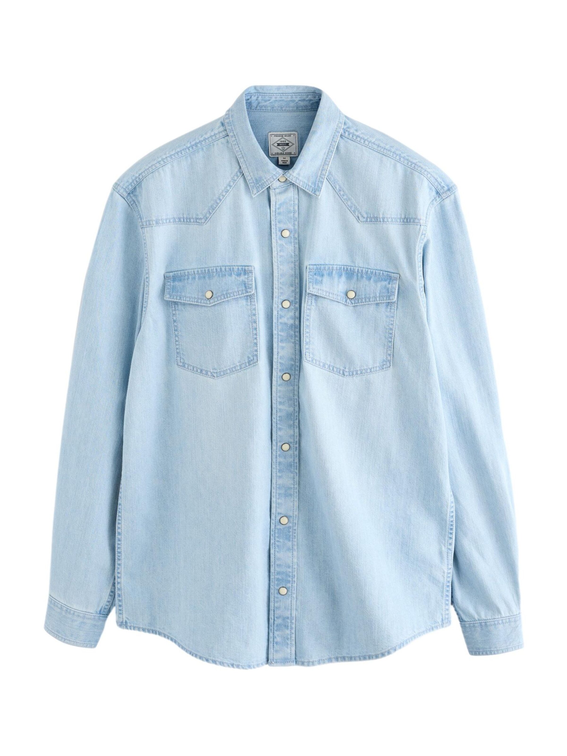 Next Regularny krój Koszula w kolorze niebieski: przód