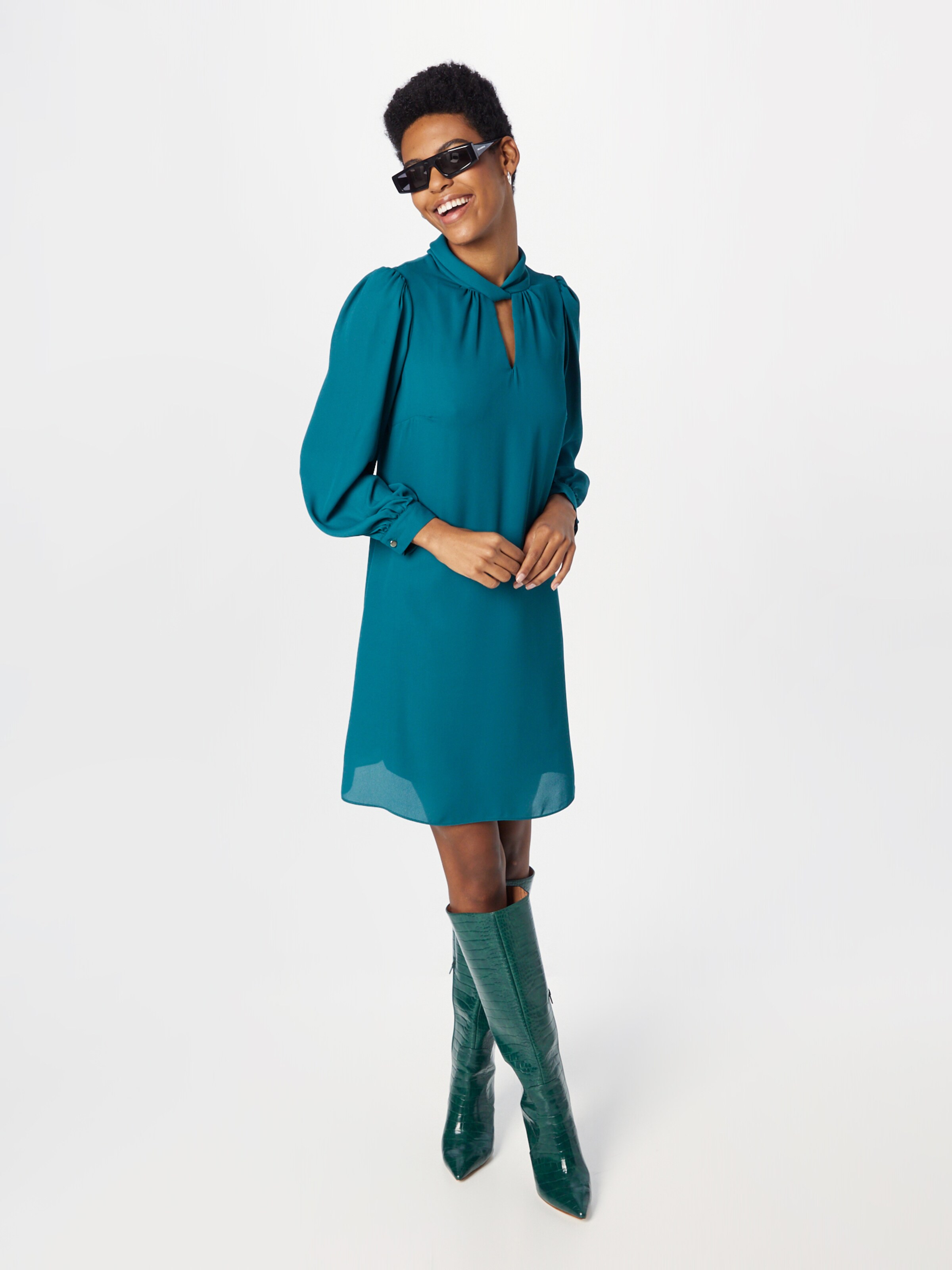 Wallis Dress in Emerald ABOUT YOU