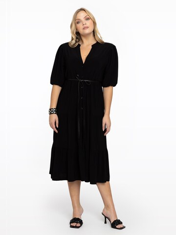 Yoek Shirt Dress 'Dolce' in Black