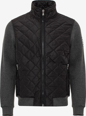 CIPO & BAXX Between-Season Jacket in Black: front