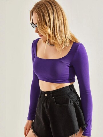 Bianco Lucci - Camisa em roxo