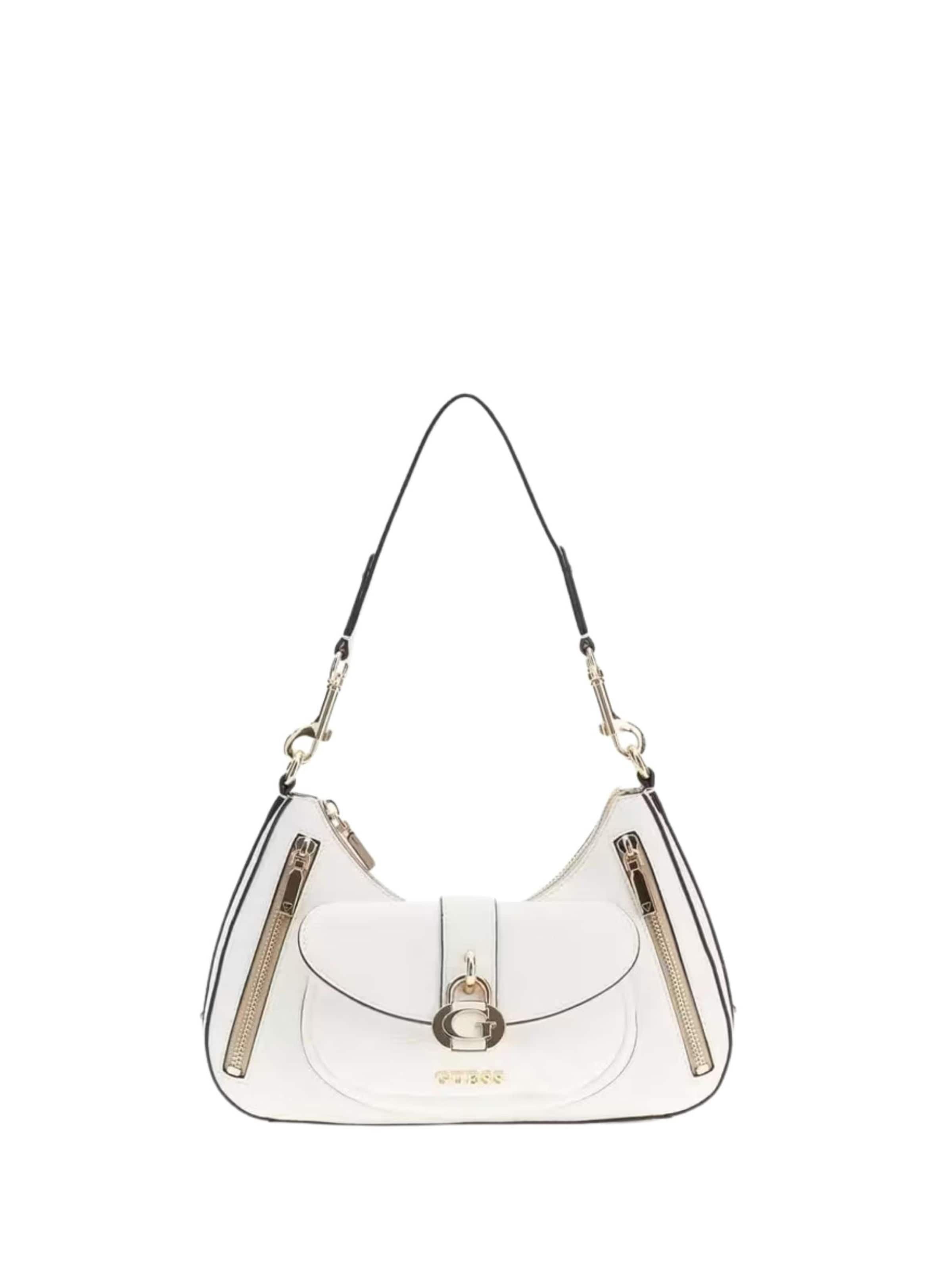 GUESS Crossbody Bag in White: front