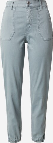 Marks & Spencer Tapered Pants in Blue: front