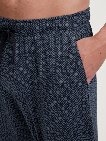 CALIDA Pyjamahose 'RMX Sleep Weekend'‌‌‌‌‌‌‌‌‌ in Blau