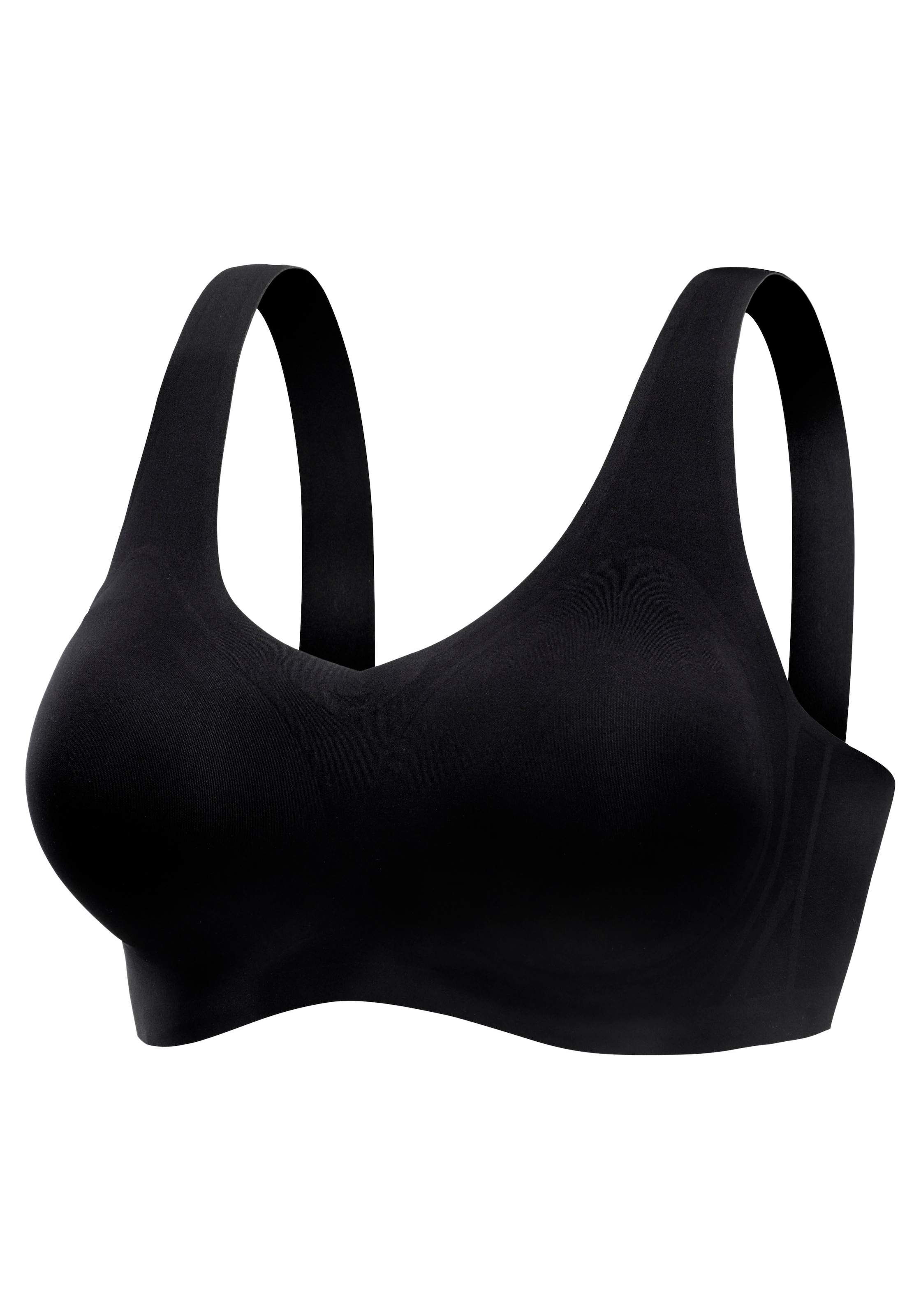 NUANCE - Bustier Sujetador en negro: frente