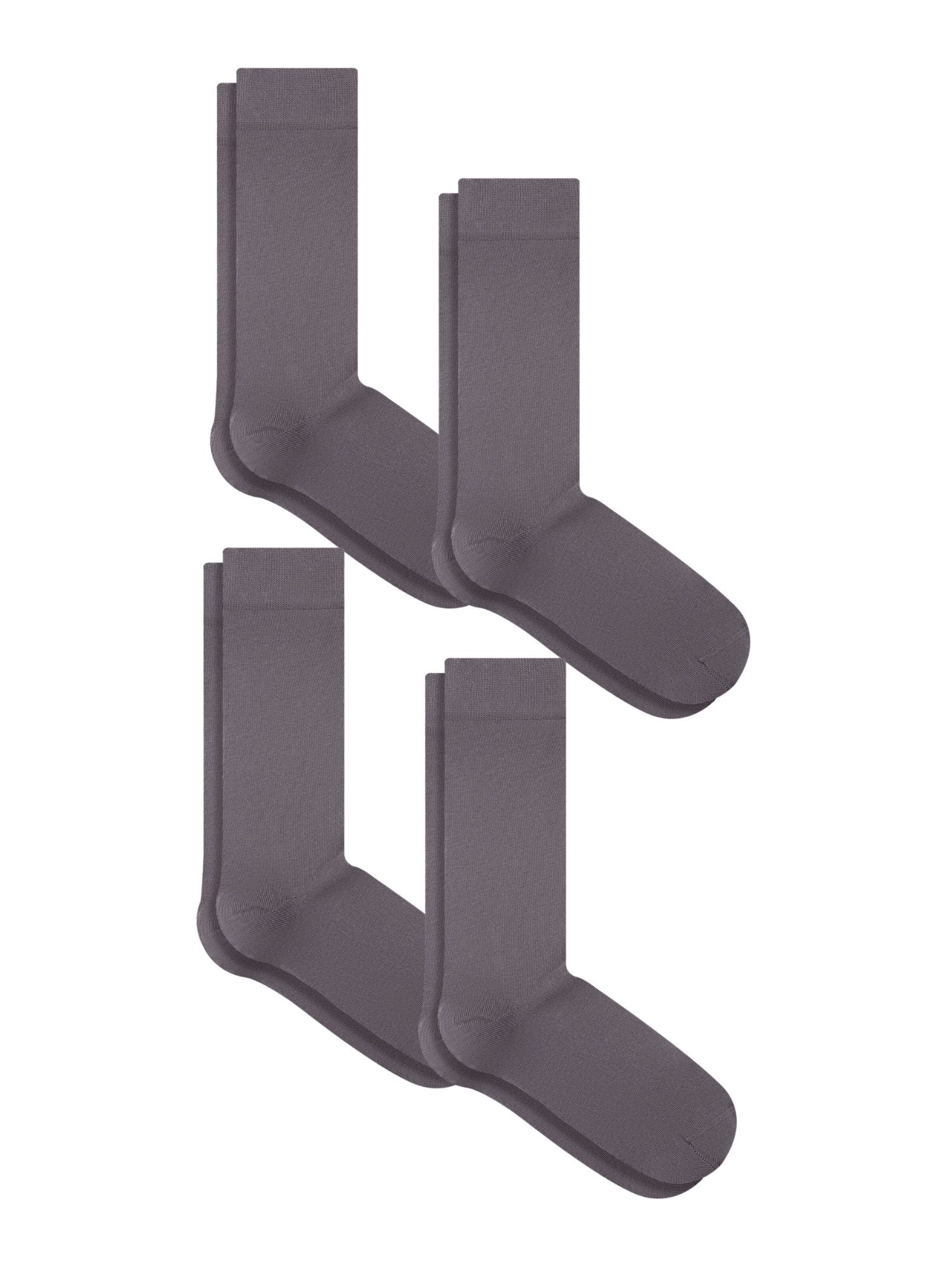 Albero Natur Socks 'Classic' in Grey: front