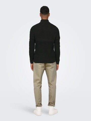 Only & Sons Sweater in Black