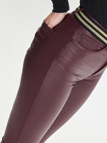 ONLY Skinny Trousers 'ROYAL' in Brown