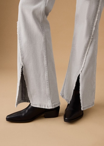 MANGO TEEN Wide Leg Jeans 'Tessa' in Grau