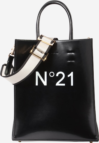 N°21 Shopper in Black: front