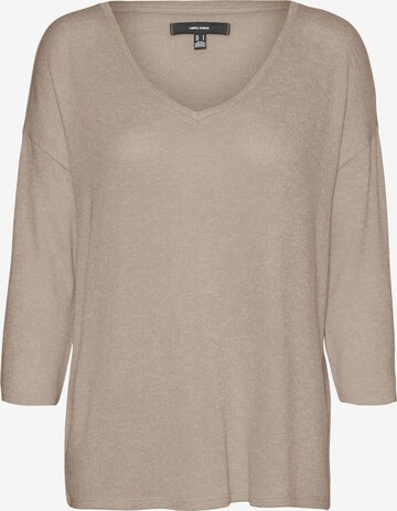 VERO MODA Trui 'BRIANNA' in Beige: voorkant