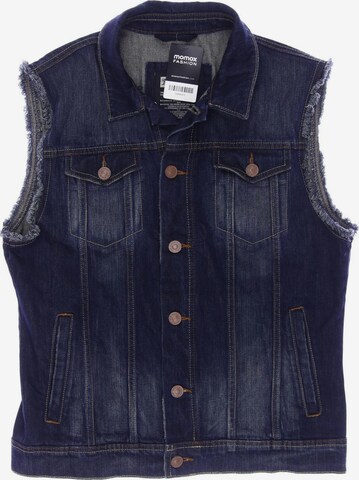 TOM TAILOR DENIM Vest in XL in Blue: front