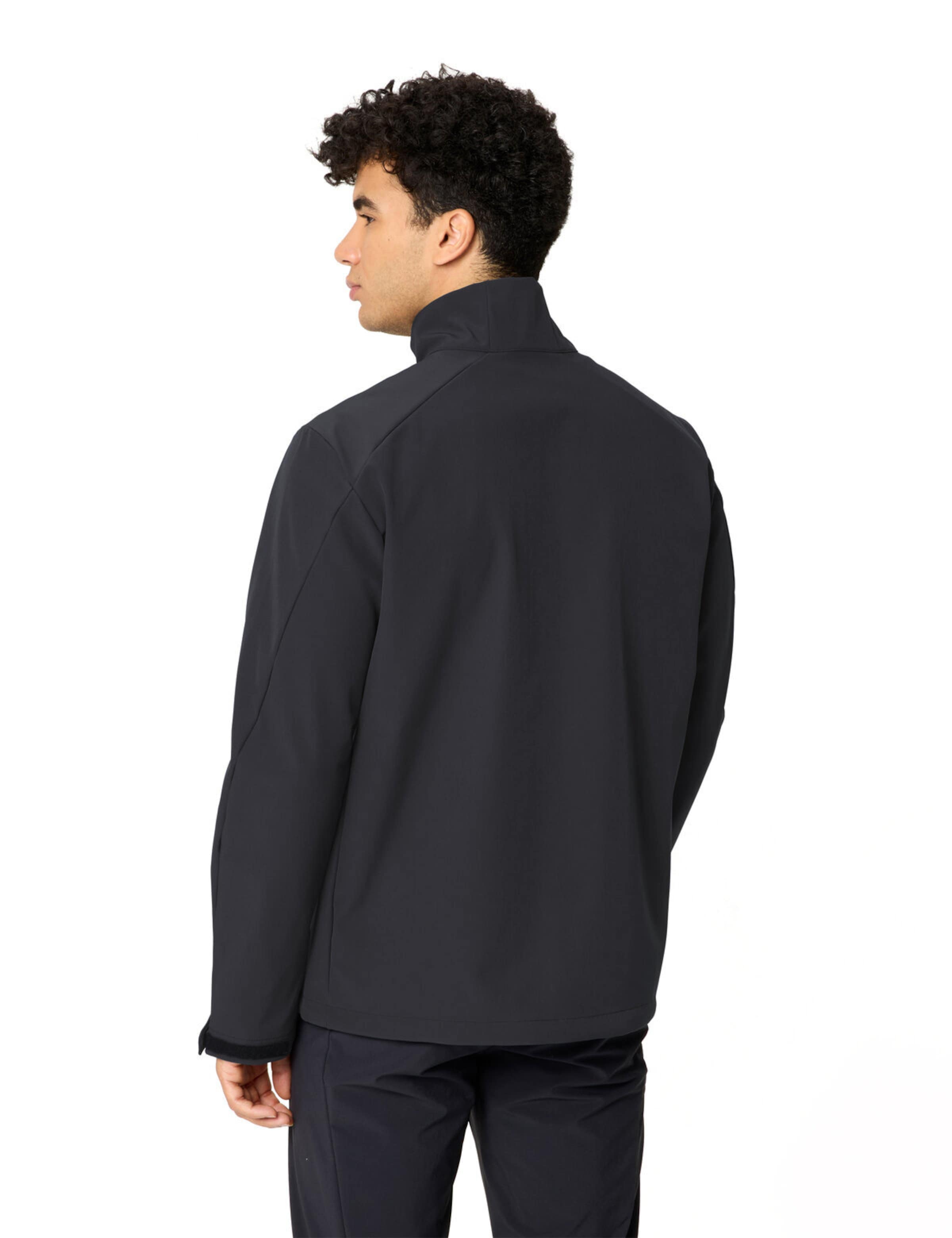 VAUDE Outdoorjas 'Cyclone V' in Zwart