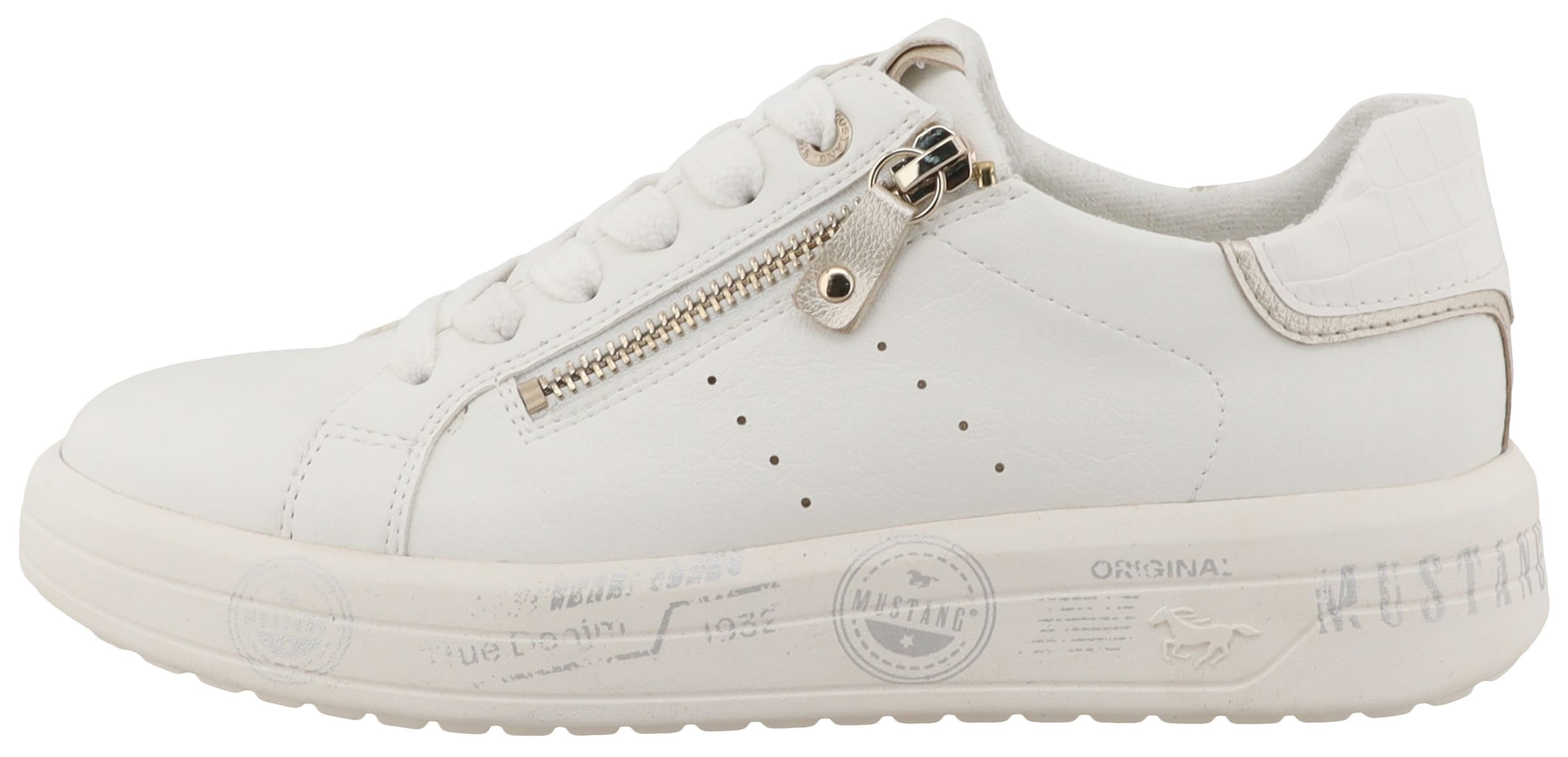 MUSTANG Sneaker in Weiß