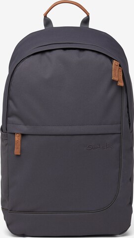 Satch Backpack 'Fly' in Grey: front