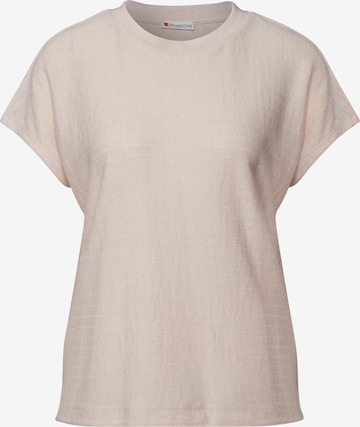 STREET ONE Shirt in Beige: front