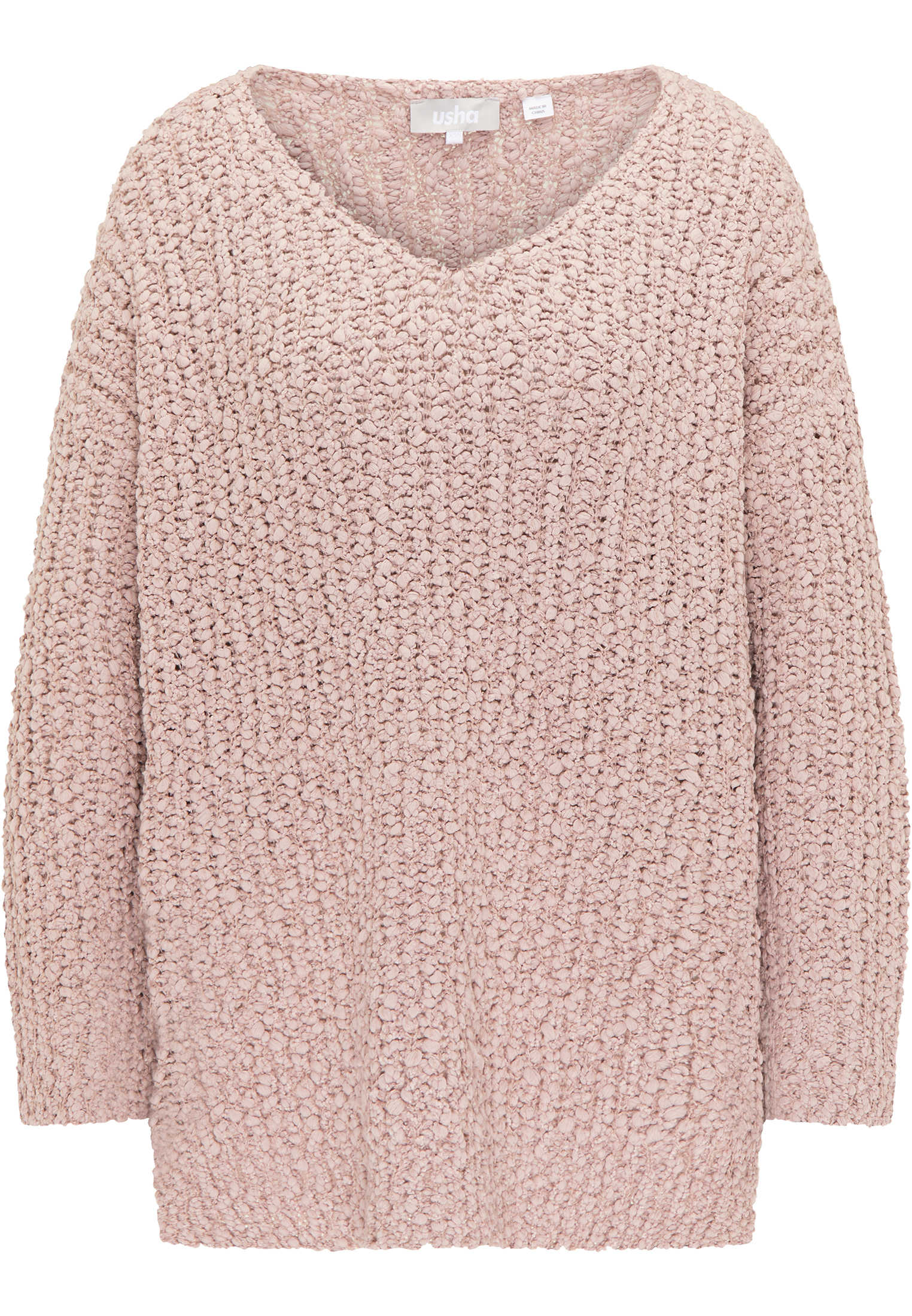 Taglie comode QY3CG Usha Pullover in Rosa 