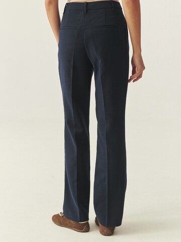 mėlyna TATUUM Standartinis Kelnės su kantu