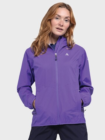 Schöffel Outdoor jacket ' Hiking Jacket Style Migandi WMS ' in Purple: front