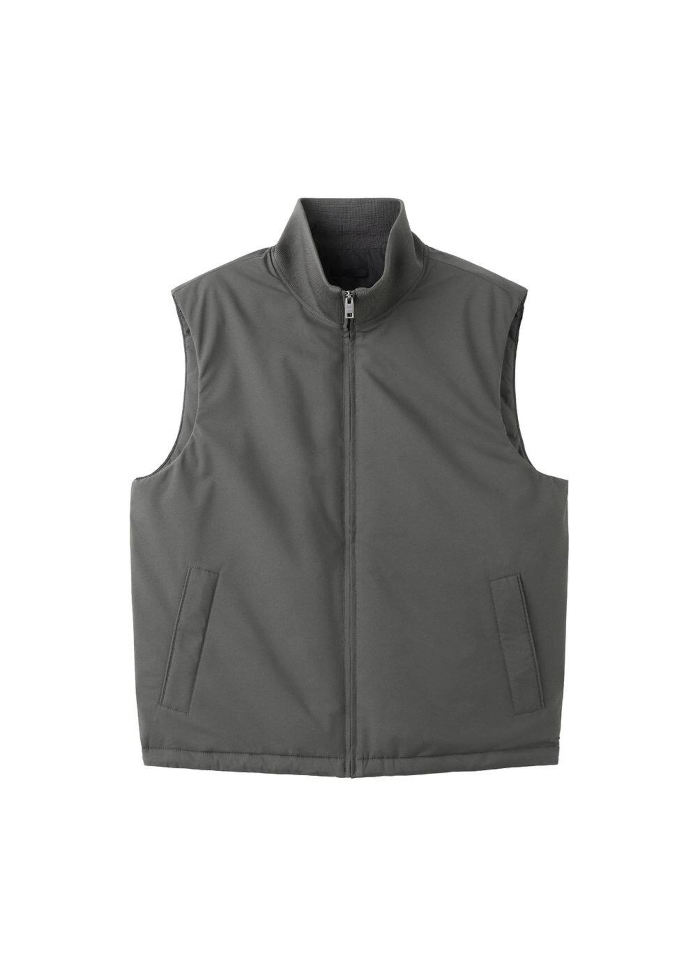 MANGO MAN Vest 'Ches' in Grey: front