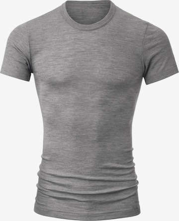 CALIDA Unterhemd 'Wool & Silk' in Grau: Vorderseite