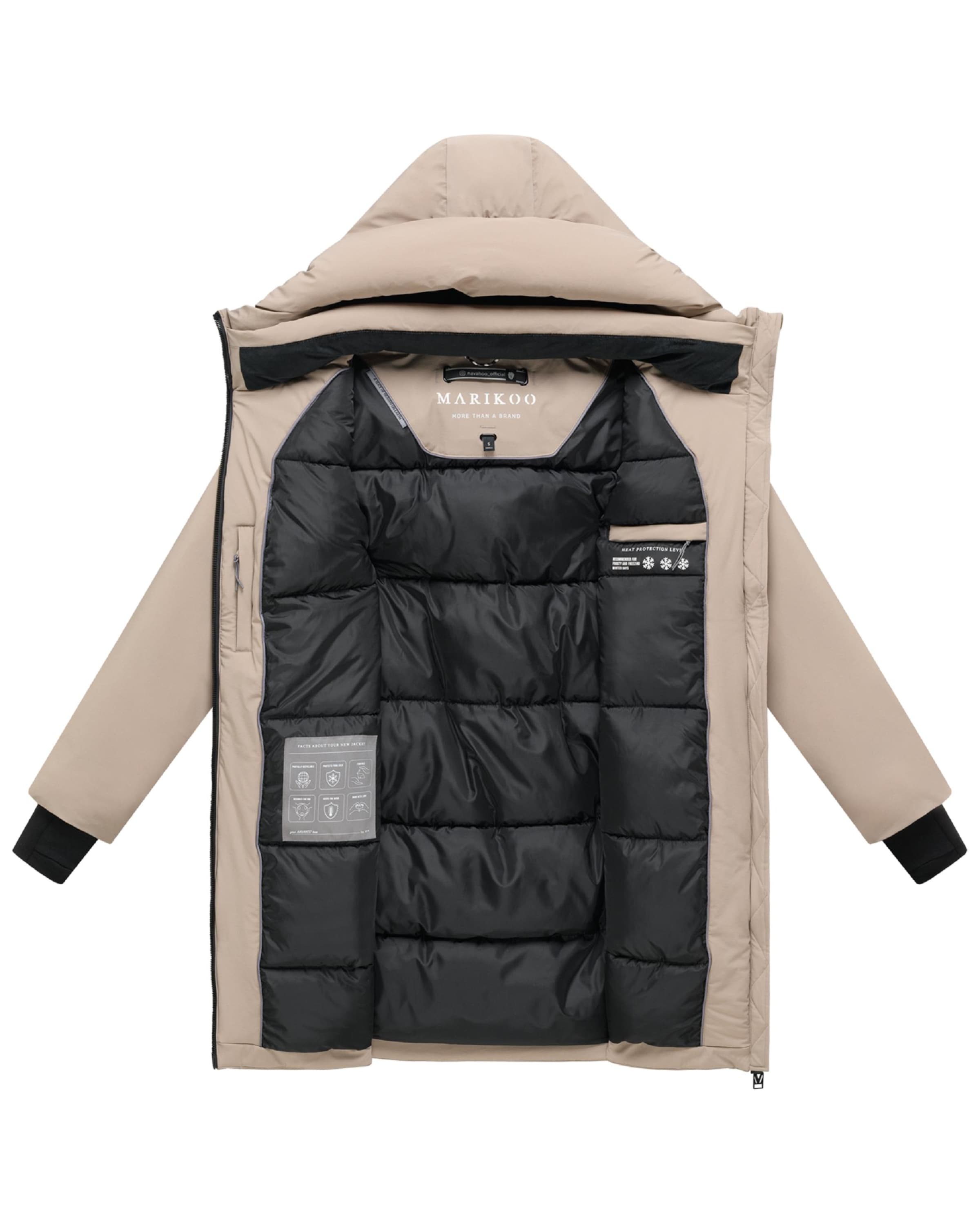 Cappotto funzionale di MARIKOO in marrone
