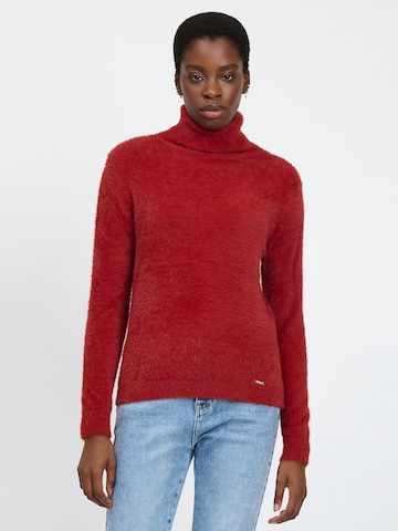 Influencer Trui in Rood: voorkant