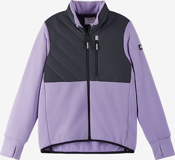 Reima Sportsweatjacke 'Vaihtari' in Lila: Vorderseite