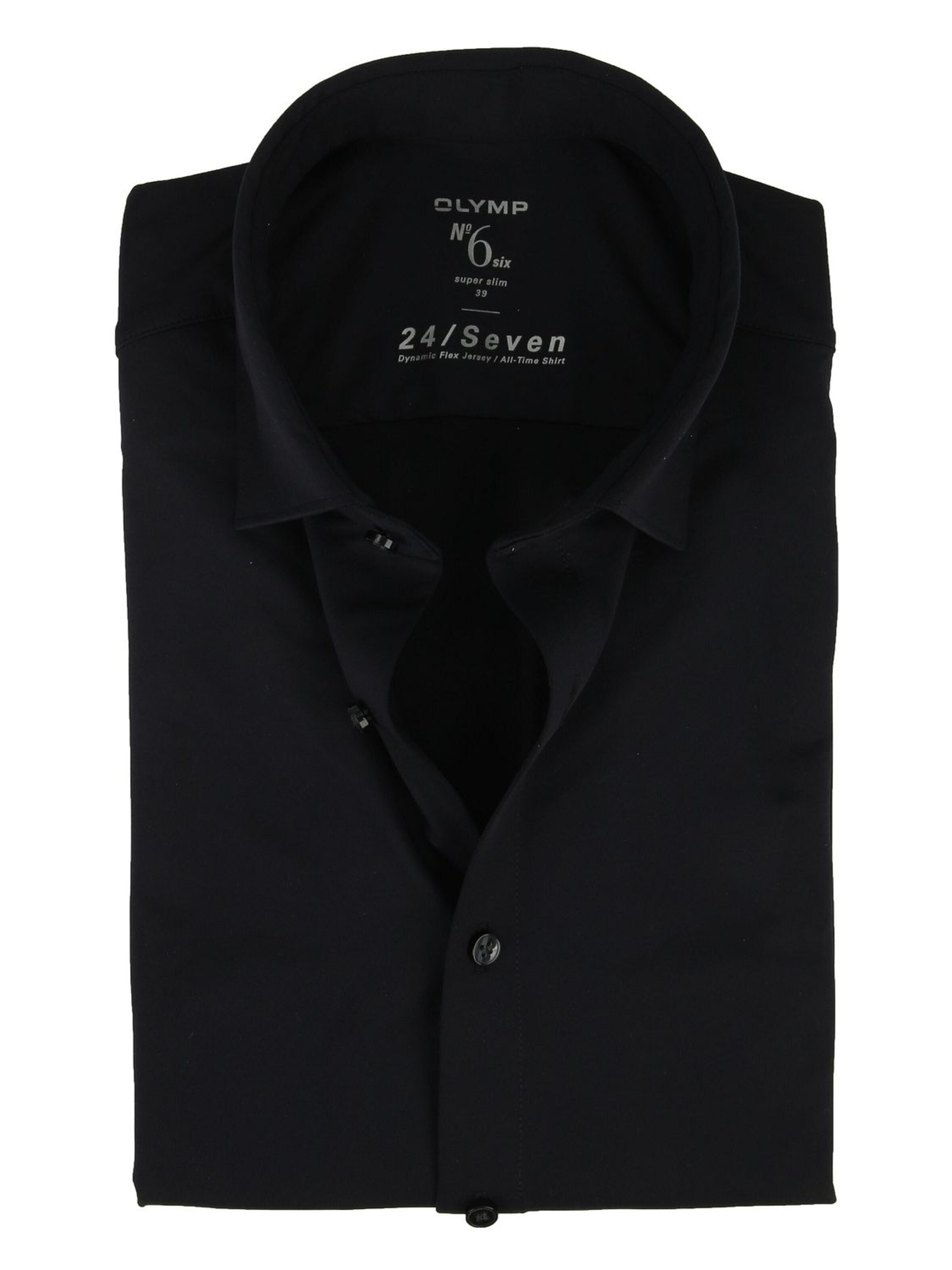 OLYMP Slim fit Button Up Shirt 'Level 5 24/Seven' in Blue: front