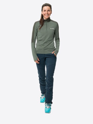 VAUDE Athletic Sweater 'Livigno' in Green