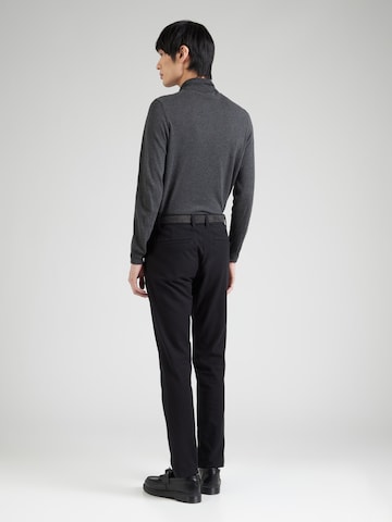 Coupe slim Pantalon chino 'Travis' TOM TAILOR en noir