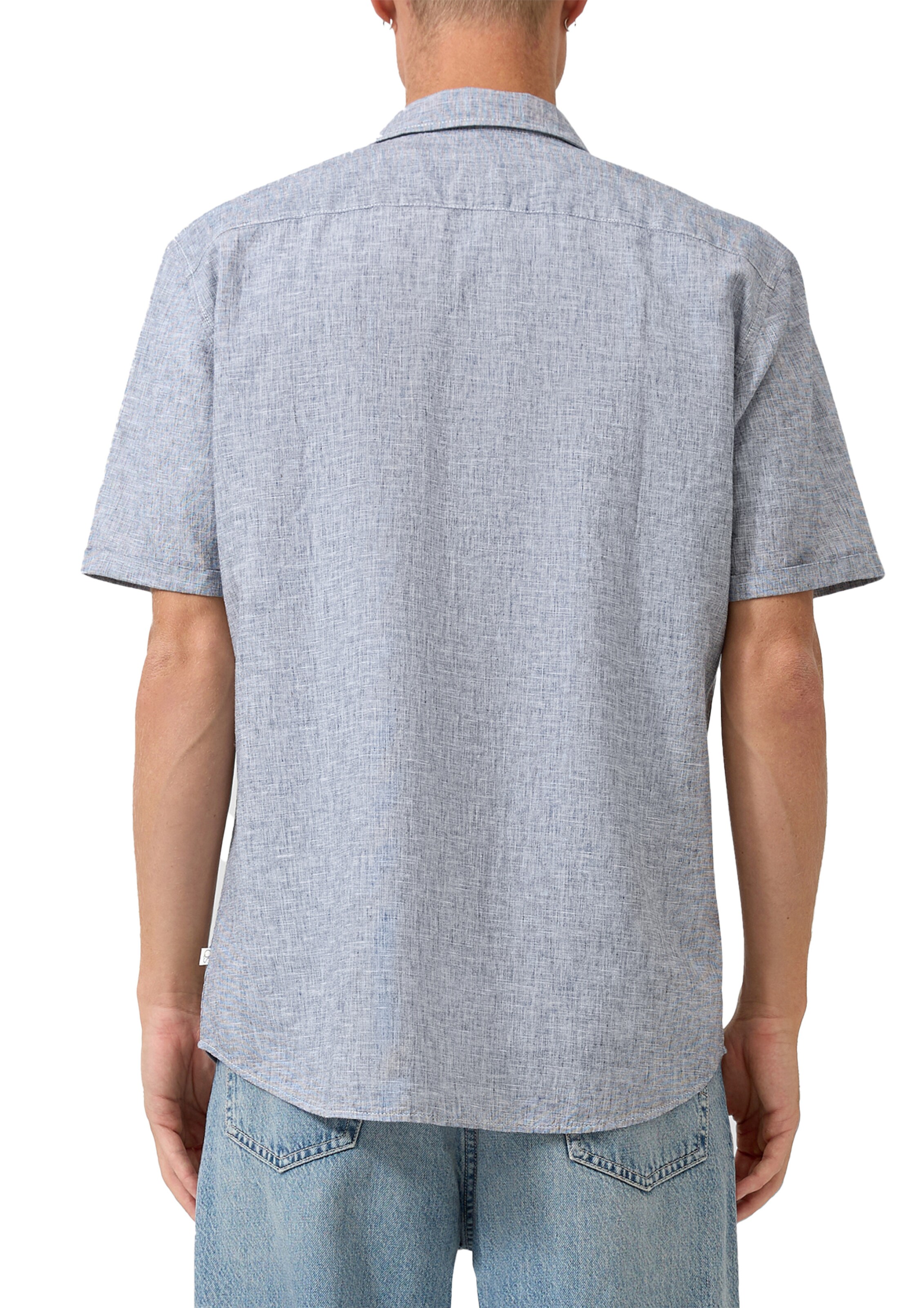 QS Comfort Fit Hemd in Blau