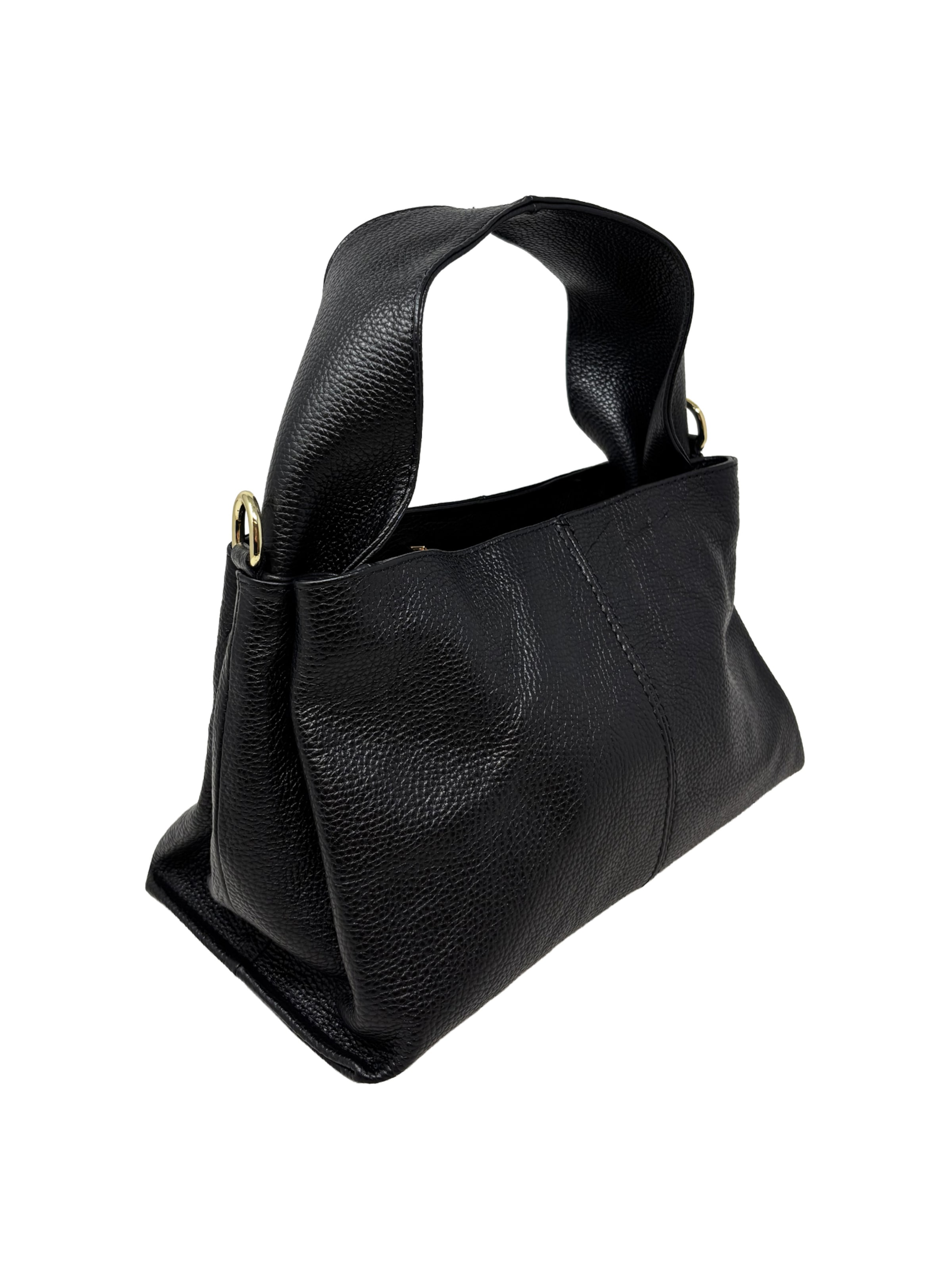 CHICCA BORSE Handtasche in Schwarz