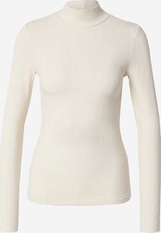T-shirt QS en beige : devant