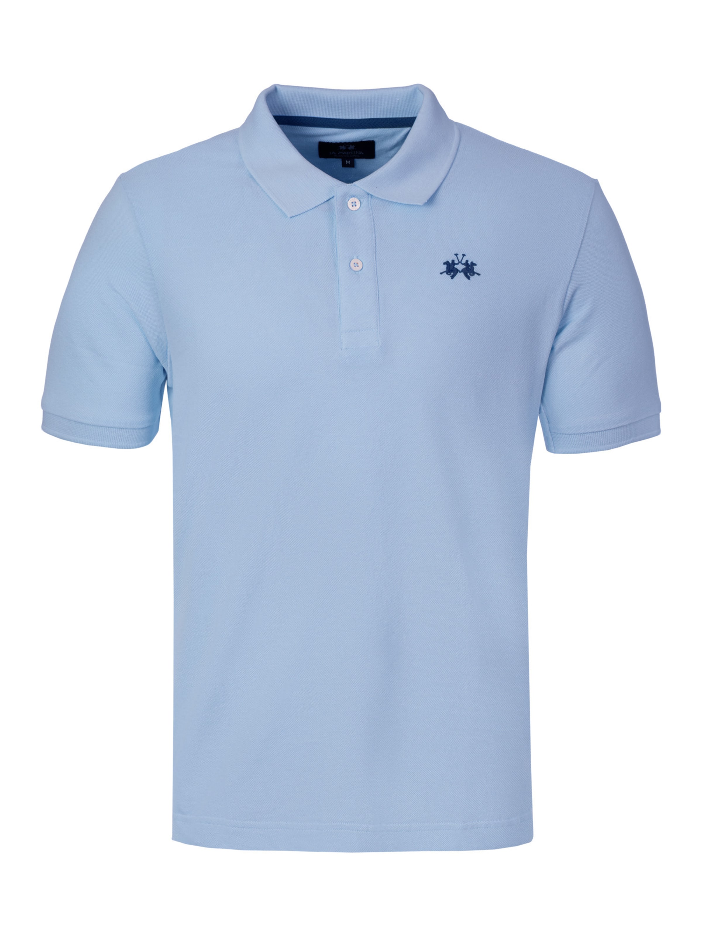 La Martina Poloshirt 'BPMP11' in Blau: Vorderseite