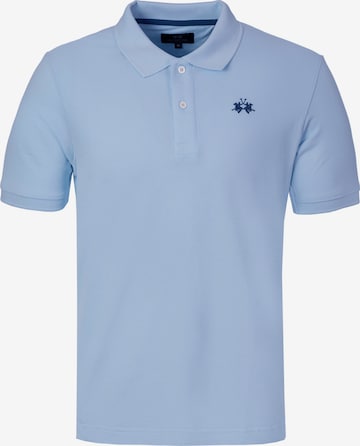 La Martina Poloshirt 'BPMP11' in Blau: Vorderseite