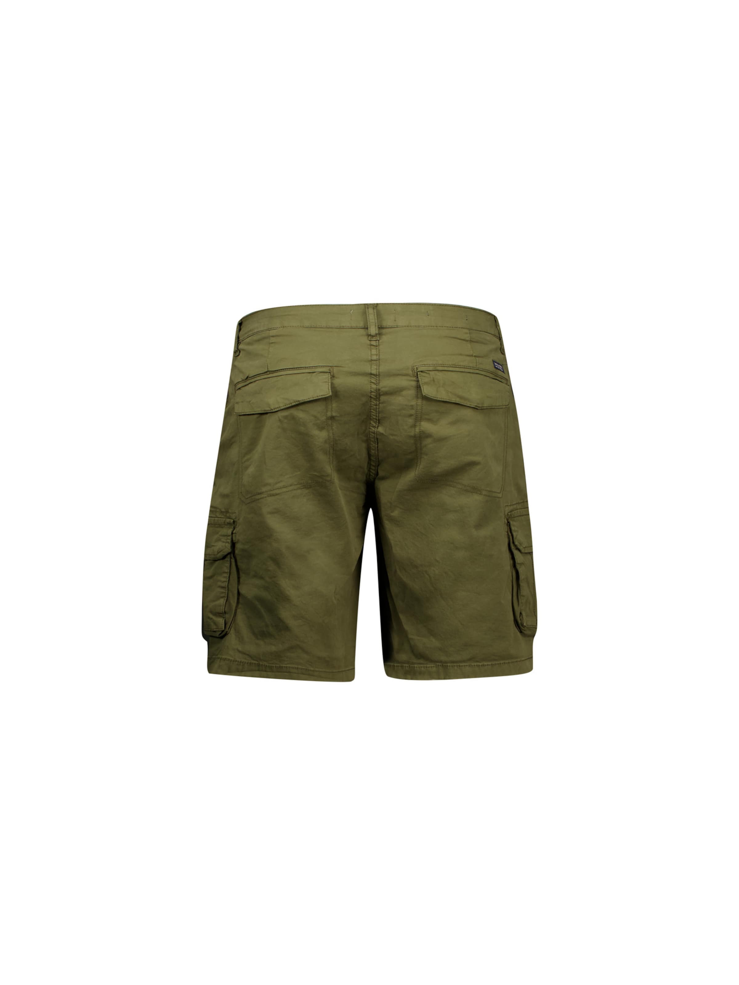 Loosefit Pantalon cargo 'Slog' Deeluxe en vert