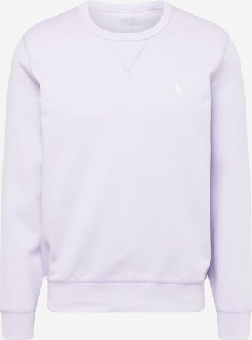 Bluză de molton de la Polo Ralph Lauren pe mov: față